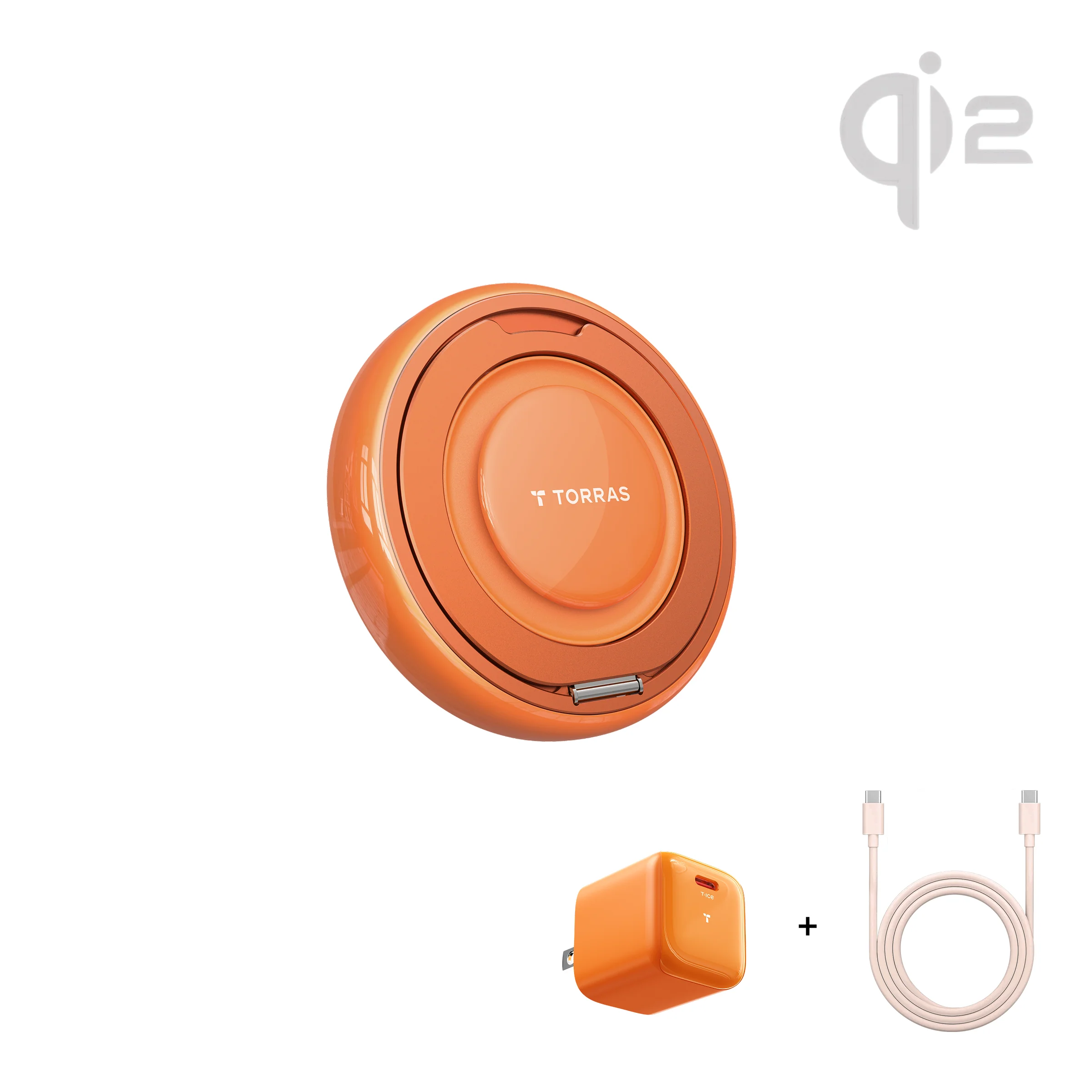 [US Only] Ostand AirCircle Qi2 25W Fast & Fan Cooling Wireless Charger with Adapter - Image 3