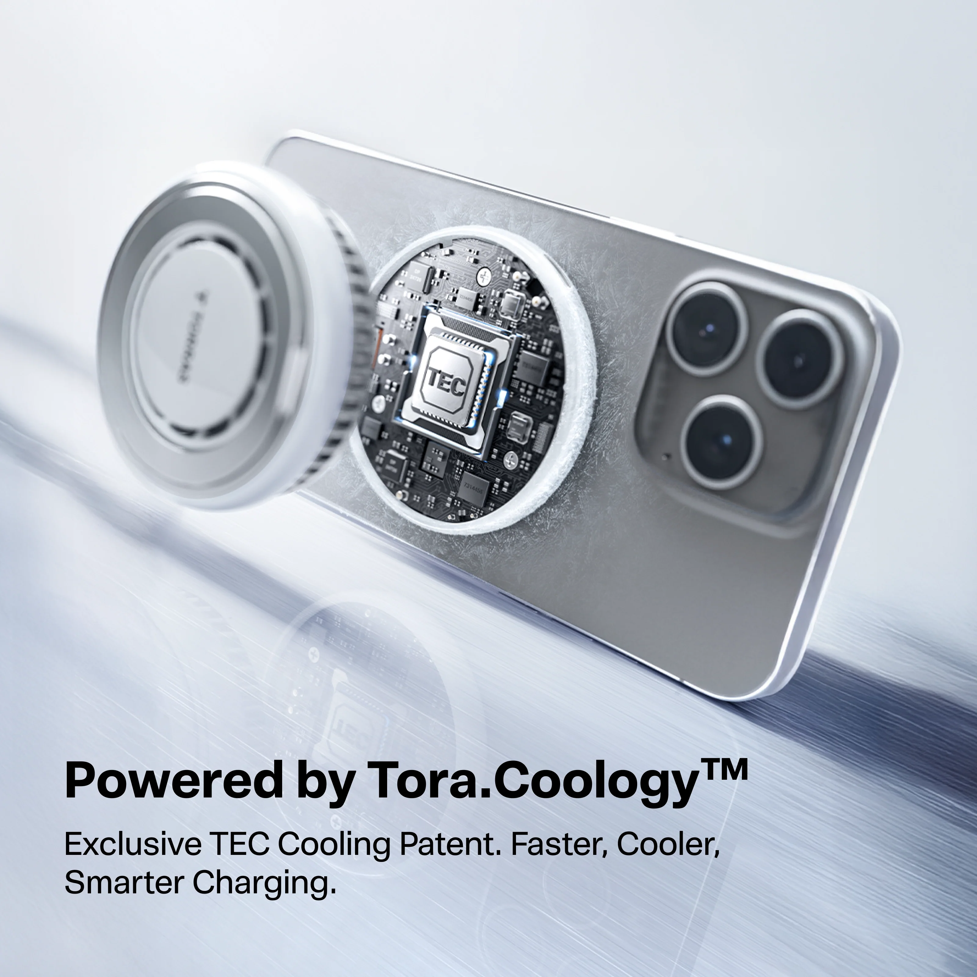 [US Only] PolarCircle Qi2 25W TEC Cooling Wireless Charger with Adapter - Image 8
